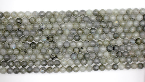 Labradorite Gemstone Beads, 8mm, Round